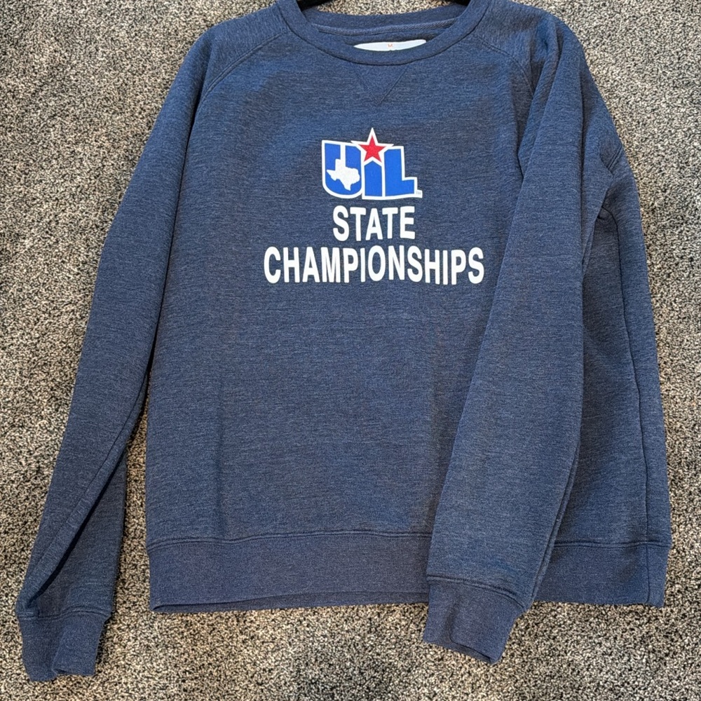 Blue Crew Neck Sweater